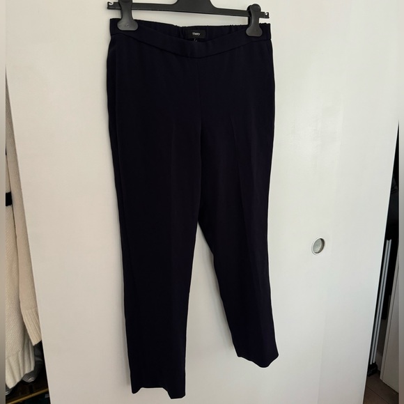 Theory Navy Blue Work Pants - Picture 3 of 9